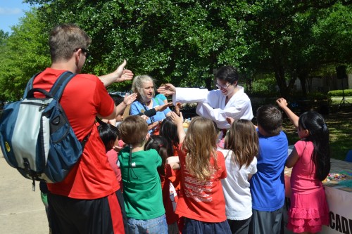 Knife hand attack is superb for taking down invasive plants like the Giant Reed (Arundo donax)
