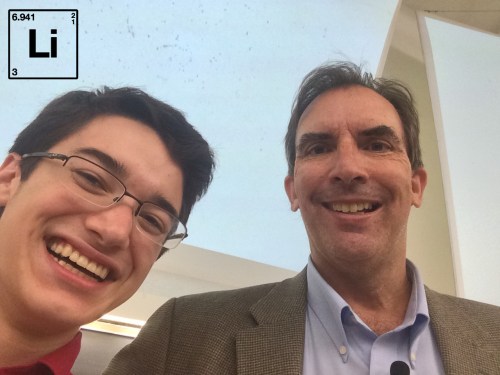 Dr. David Laude, UT Chemistry professor, gave a lively and interactive talk about chemistry. Loves to blow things up!