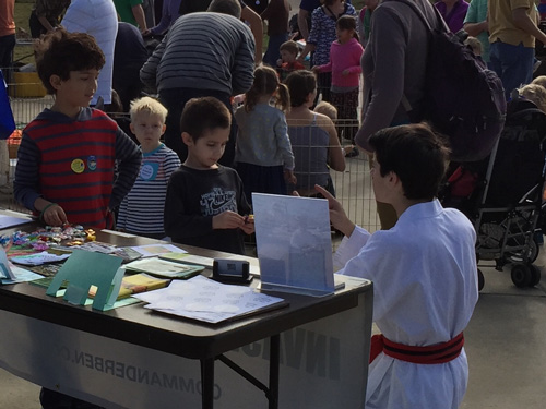 Future graduates of the Invasive Hunter Academy