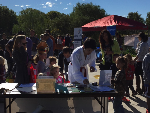 Graduates of the Invasive Hunter Academy get goodies, including an "I'm an Invasive Hunter" sticker