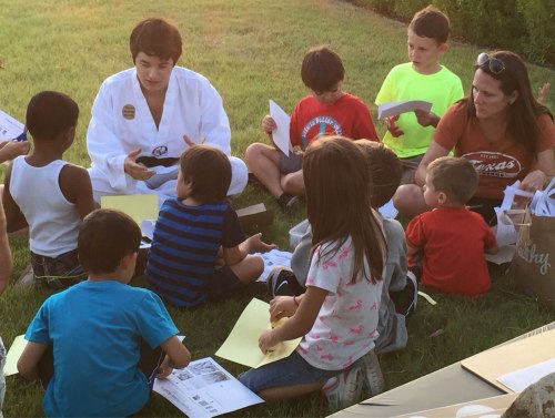 I enjoyed talking with kids about invasive species as they picked the invasive plant they wanted to battle for their action diorama.